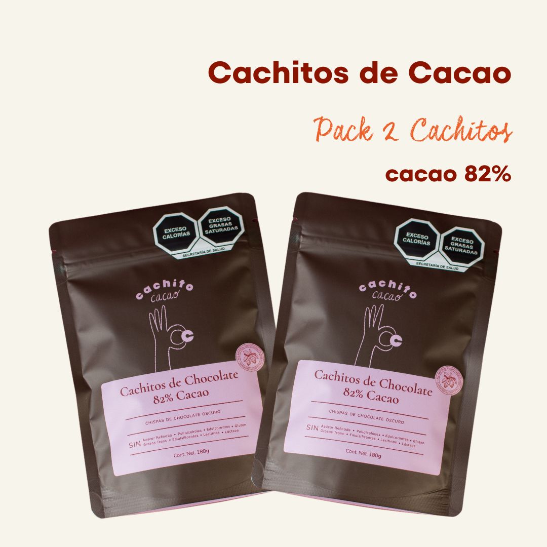 2 Cachitos - Cachitos de Cacao 82% Cacao