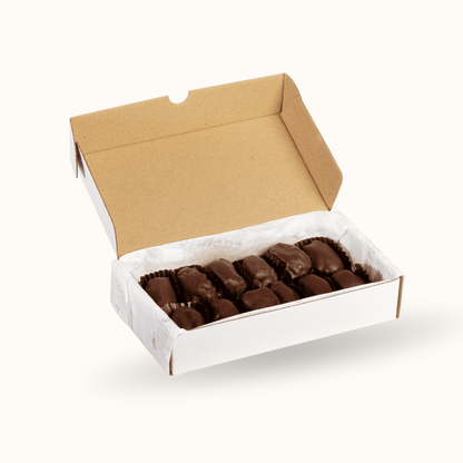 Caja 12 Dátiles Dubai - Cachito Cacao - 1 caja de 12 dátiles
