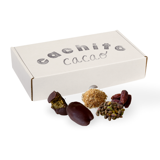 Caja 12 Dátiles Dubai - Cachito Cacao - 1 caja de 12 dátiles